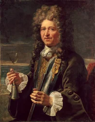 Portret van Sebastien le Prestre, Heer van Vauban (1633-1717), Maarschalk van Frankrijk. Anoniem schilderij van de Franse school. Versailles. Musee Du Chateau