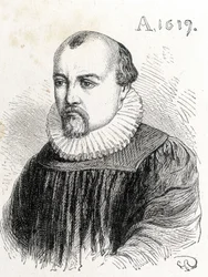 Portret van Solomon de Caus (1576-1624), Franse natuurkundige - in 