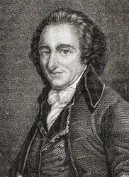 Portret van Thomas Paine (1737-1809) (gravure)