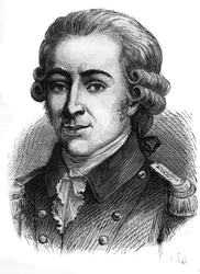Portret van Thomas de Mahy, Marquis de Favras (1744-1790). Gravure uit het einde van de 19e eeuw.