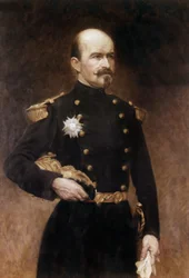 Portret van generaal Louis Jules Trochu