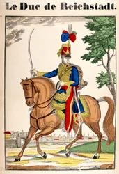 Portret van de Hertog van Reichstadt, Napoleon II, zoon van Keizer Napoleon I (1769-1821). Afbeelding van Epinal