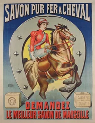 Poster voor Le Fer à cheval zeep