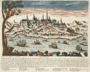 Quebec, uitgegeven ca. 1650
