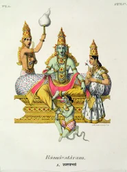 Rama, gegraveerd door du Bouisi