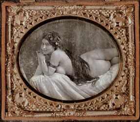 Liggend naakt, ca. 1850, uit een fotoboek gepubliceerd in 1980