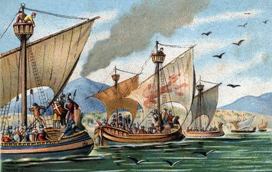 Herovering van Oost-Sicilië op de Arabieren: Roger de Hauteville verovert Puglia en Calabrië en vernietigt de Saraceense vloot in Palermo.