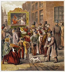 Voorstelling van Guignol - in 