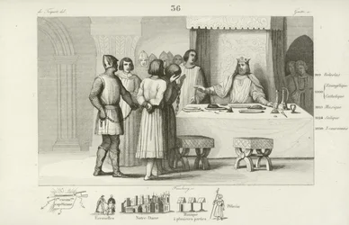 Robert II van Frankrijk spaart samenzweerders die ter dood zijn veroordeeld