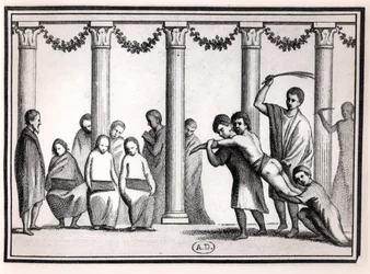 Romeins onderwijs, van een fresco