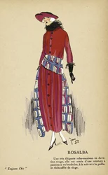 Rosalba, uit Toujours Chic, geb. 1921-22 (pochoirdruk)