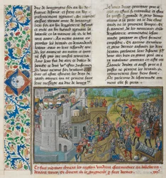 Een verovering van een bastion bij Troyes, uit 