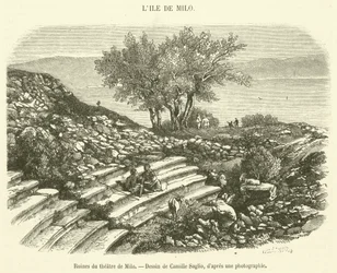 Ruïnes van het theater van Milo