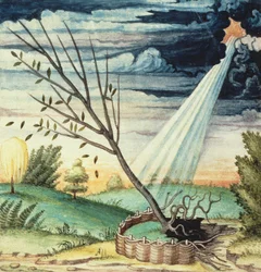 Storm, uit Theatre des Vices et Vertus, door Jan van der Noot (ca.1539-95)