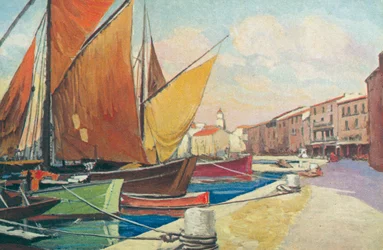 Saint Tropez: Zeilboot in de haven