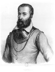 Sampiero Corso (1498-1567) illustratie uit Histoire illustree de la Corse door Jean Ange Galletti (1804-66)