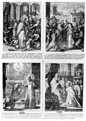 Scènes uit het leven van Sint Norbert, stichter van de Premonstratenzer orde van reguliere kanunniken