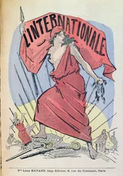 Partituur van het lied „De Internationale“, ca. 1900