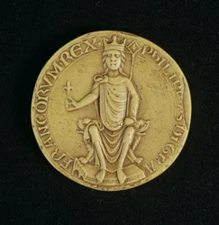 Zegel van Philippe II Auguste (1165-1223) 1198