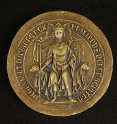 Zegel van Philippe V (1294-1322) De Lange, 1317