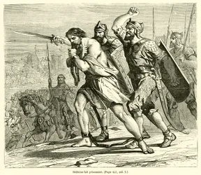 Sedekia gevangen genomen
