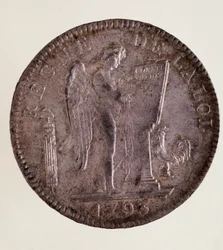 Zilveren Franse ecu, Franse republiek (1793-1804)