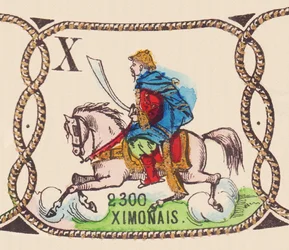 Simonais, rond 1860