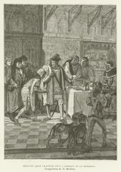 Sir John Chandos nam de ring en bekeek hem