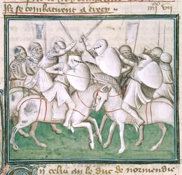 De Slag bij Crecy, c.1410