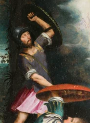 Soldaten tijdens de opstanding (detail)