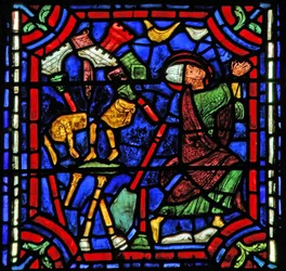 St. Apollinaire: tempel van Apollo valt terwijl hij bidt