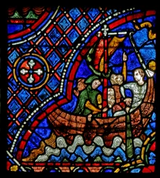 St. Nicolaas: boot brengt reizigers naar Myra