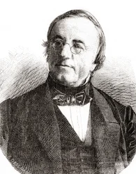 Zwitserse natuurkundige Auguste Arthur de la Rive, uit Les Merveilles de la Science, uitgegeven 1870