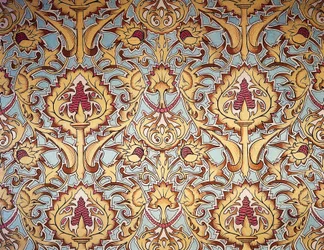 Wandtapijt uit de grote salon van het appartement van de Gravin van Parijs, gemaakt door Maison Nicolle van Nîmes, Frankrijk