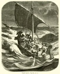 Tempete apaisee (gravure)