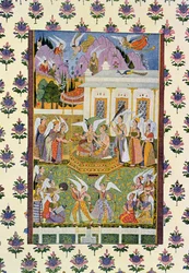 De vergadering van Efrits en Djinn, illustratie uit De Arabische Nachten, 1895