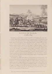 De slag bij Wagram op 6 juli 1809