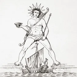 De Kolossus van Rhodos, uit L