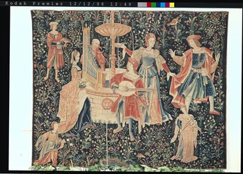 Het Concert bij de Fontein, Loire-werkplaats, c.1570-80
