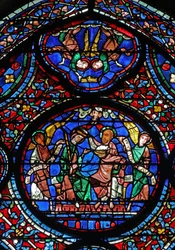 De kroning van de Maagd, waarbij de engelen de kroon overhandigen (w42)