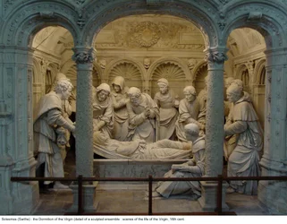 De ontslaping van de Maagd in het noordelijke transept