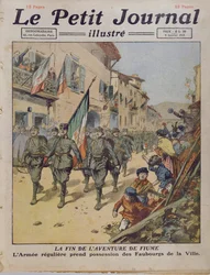 Het Einde van het Fiume Avontuur, uit Le Petit Journal, 9 januari 1921