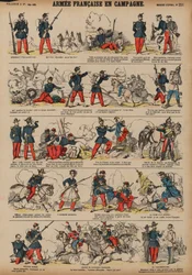 Het Franse leger op het platteland