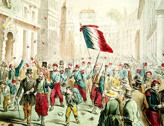De Fransen betreden Genua in 1859