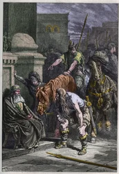 De Galliërs in Rome - gravure uit 