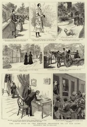 De Laatste Dagen van Keizer Frederik III in San Remo (gravure)