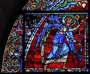Het Leven van Christus-raam: een engel