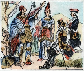 De Markies van Montcalm (Louis Joseph de Montcalm).