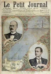 De wonderen van het telegrafiesysteem, illustratie uit Le Petit Journal, 24 november 1907