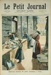 Het Nieuwe Hulp Postkantoor in Parijs, uit Le Petit Journal, 18 mei 1894